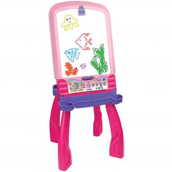 Pizarra Interactiva VTech Magi Caballete 3 en 1 Rosa para Niñas a Partir de 3 Años