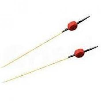 Palillos cóctel rojo y negro Betik 12 cm x 200 unidades