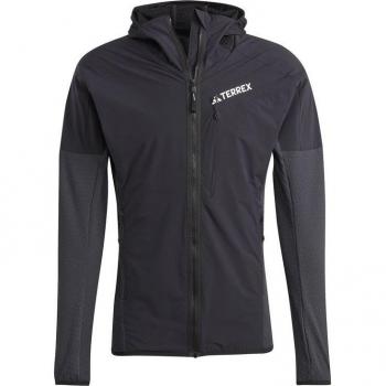 Adidas Terrex Men's Wind Fleece Jacket - Black - XXL