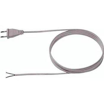 Cabo de Alimentación Bachmann H03VVH2-F 2x0,75mm² 2m Blanco