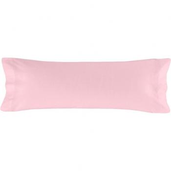 Funda de almohada HappyFriday BASIC Rosa claro 45 x 110 cm