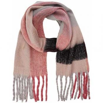 Only ONLAZOR Heavy Fringe Scarf CC Bufanda, Gris