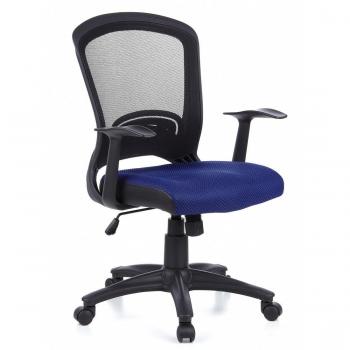 hjh OFFICE 668021 FLYER 10 Silla de oficina, tejido en malla azul