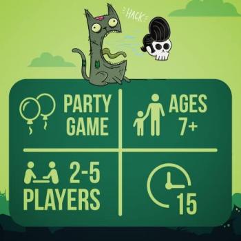 Exploding Kittens: Zombie Kittens - 2-5 Players - Ages 7+ - 15 Minutes to Play - High Stakes Zombie Card Game - Party Game, Family Game Night, Kid and Adult Card Game