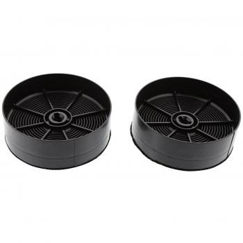 Filtro de carbón ECFB03 para campana extractora, 2 piezas, diámetro 125 mm, altura 43.4 mm