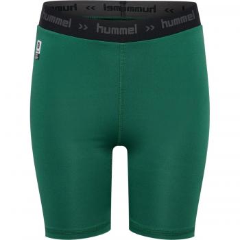 Hummel Performance First Kids Shorts - Unisex, Green, Size 12