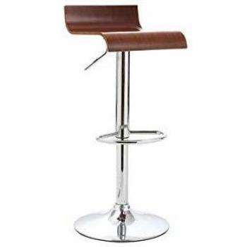 Taburete de bar Surf V2 Nogal Miliboo