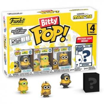 Funko Bitty Pop! Minions 4-Pack Series 1 (Eye, Matie, Au Naturel & Cro-Minion)