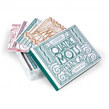 Quatre Mots Francais Notecards: Four French Words