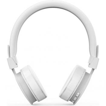 Auriculares Inalámbricos Hama Freedom Lit II Diadema Bluetooth Blanco con Freespeak, Control de Música y Asistente de Voz