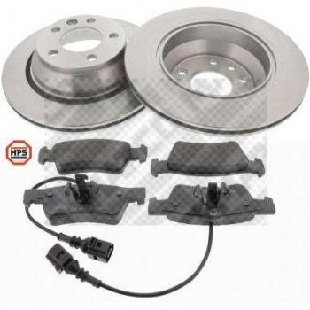 Kit de frenos MAPCO 47986HPS, incluye discos de freno y pastillas, tipo de producto: juego completo para sistemas de frenos de disco