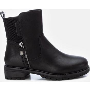 Botines Refresh 171132 para Niña, Color Negro con Cierre de Cremallera