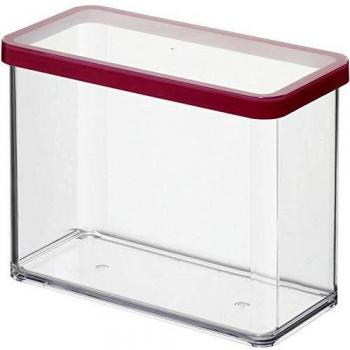 Rotho Loft caja de almacenamiento rectangular de 2,1 l con tapa y sello, Plástico