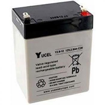 Batería plomo AGM YUCEL Y2.9-12 12V 2.9Ah F4.8