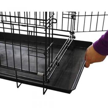 Bandeja Metálica y de Plástico para Jaulas Plegables Ibáñez 78 x 49 x 57 cm