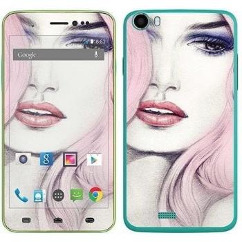 Royal adhesivo RS.101063 autoadhesivo para Wiko Lenny con diseño Abstract Woman