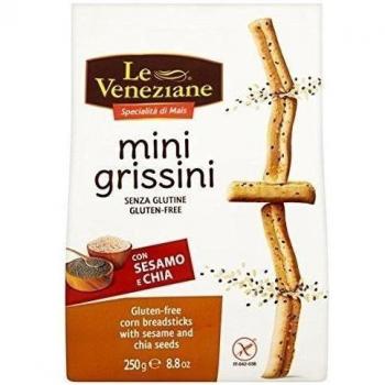 Le Veneziane Gluten sésamo y chía Barritas Grissini 250g