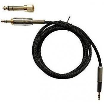 1.2m Replacement Audio Cable Lead for AKG® K450 K430 K451 K452 K480 K490 K495 Q460 Headphones - Upgrade Cord - GOLD PLATED