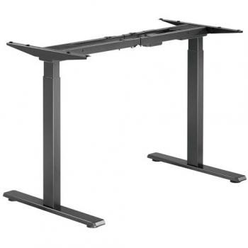 Escritorio Elevable Bimotor con Bastidor para Tableros de Mesa, Sistema Antichoque, Función de Memoria y Aviso de Tiempo Sentado/de Pie