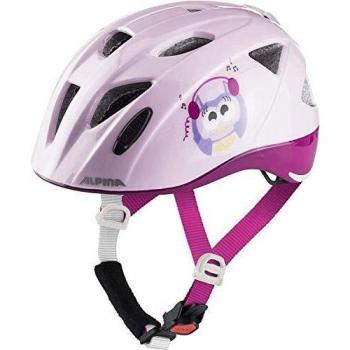 Alpina XIMO Flash Casco de Bicicleta, Girls, Happy-owles, 47-51