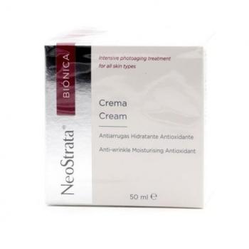 NEOSTRATA BIONICA CREMA HIDRATANTE REPARADORA 50 ML - Crema facial, fórmula con tecnología biónica, ideal para piel seca y sensible, proporciona hidratación intensa, mejora la textura de la piel