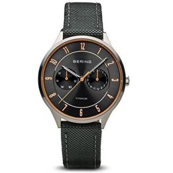 BERING Men's Analogue Quartz Watch with Textile Strap 11539-879