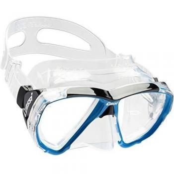 Cressi Big Eyes Scuba Diving and Snorkeling Mask - Blue