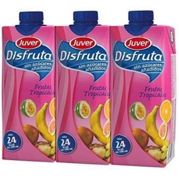 Juver - Bebida Refrescante De Zumo De Frutas Tropicales 3 x 330 ml