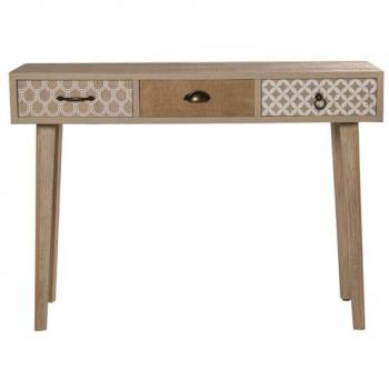 Consola Alexandra House Living Marrón Madera 110 x 79 x 35 cm