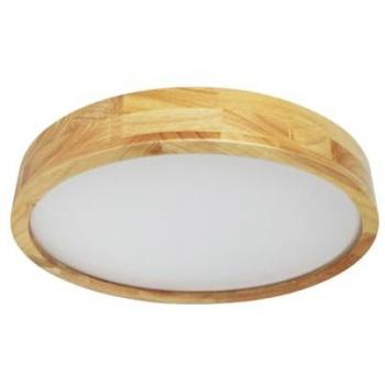 Plafón LED 20W Circular Madera Ø400 mm CCT Seleccionable Kayu