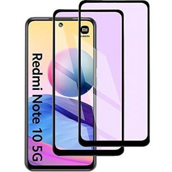 2 Pcs Protector de Pantalla Vidrio Templado para Xiaomi Poco X3 NFC/Poco X3 Pro（Anti-Luz Azul）,Templado Membrana de Cristal para Xiaomi Poco X3 NFC/Poco X3 Pro - 9H Dureza - Sin Burbujas