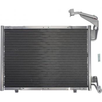 Condensador de aire acondicionado THERMOTEC KTT110701, dimensiones 540 x 357 mm, con conexión de 16 mm, compatible con FORD Transit Courier Furgón y FIESTA 6
