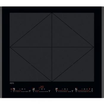 Placa de Inducción AEG TR64IT00FB, 4 Zonas, Ancho 60 cm, TotalFlex, Negra
