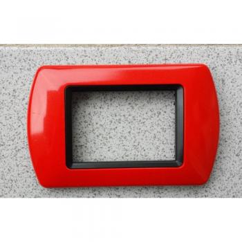 Placchette ABS Compatibles para Serie Living International - Placa Roja - 7 Foros