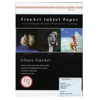 Hahnemühle FineArt Baryta A2 - Papel de alto brillo (35-65% de humedad, rango de temperatura 10-30 °C / 50-86 °F, formato A2, paquete de 25 unidades
