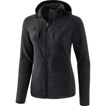 Erima Women's Fleece Jacket - Black, Size 36