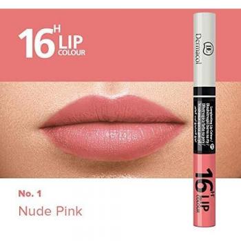 Dermacol DC Juego de Lápiz Labial y Brillo 2 en 1 - Larga Duración 16H | Pintalabios Voluminizador y Gloss Brillante | Maquillaje Waterproof Permanente Hidratante | Set Profesional - Doble Cuido