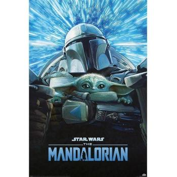 Póster Star Wars: The Mandalorian Velocidad de la Luz Tamaño Único