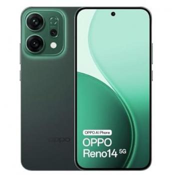 Smartphone OPPO Reno14 5G 6,59 Verde Luminous 12GB RAM 512GB Dual SIM 6000mAh