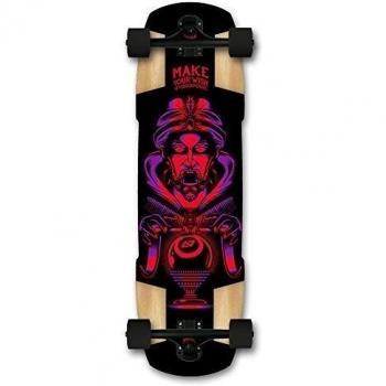 Hydroponic  Tao Zoltar    - Longboard completo, color Black/Purple , dimensiones: 34x9,5