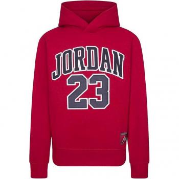 Sudadera Nike Jordan HBR FLC PO Niño Rojo - Talla: 147-158 CM - Unisex