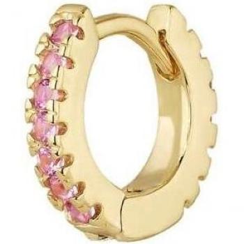 Piercing aro Earcandy Sophie de plata bañado en oro amarillo 18k