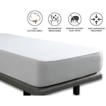 Tural - Protector de colchón de cuna Impermeable y Transpirable. Tejido 100% Algodón de Muletón. Talla 70x140cm