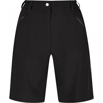 Pantalones Cortos Regatta Xert Stretch Ligero para Mujer, Color Negro, Talla 44