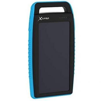 XLayer 215774 - Batería externa de Polímero de litio de 15000 mAh en color Negro y Azul