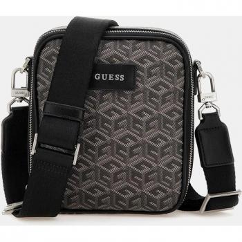 Mini Bandolera Ederlo Con Logo G Cube en gris oscuro con logos