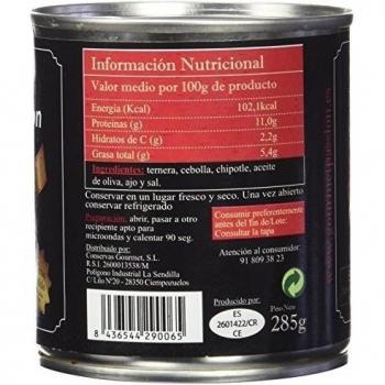Gourmet Passion Relleno para Tacos Tinga de Ternera - 285 gr
