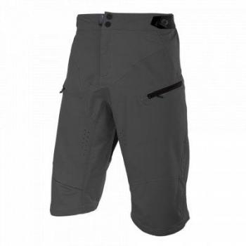Pantalones Cortos de Ciclismo de Montaña O'Neal Rockstacker Impermeables y Transpirables Gris Talla 38/54