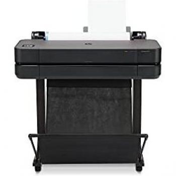 Impresora Plotter de Gran Formato HP DesignJet T630, de 24 pulgadas, hasta A1, Impresión Móvil, Wi-Fi, Gigabit Ethernet, USB 2.0 de alta velocidad, Garantía de 1 año