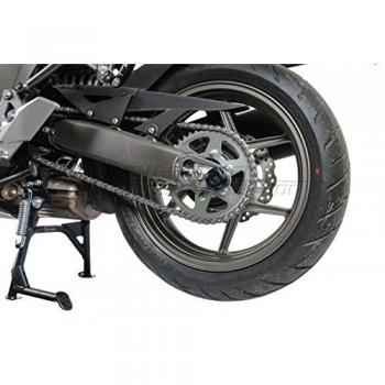SW Motech Hinterachs-Sturzpad-Kit Schwarz. Kawasaki Versys
